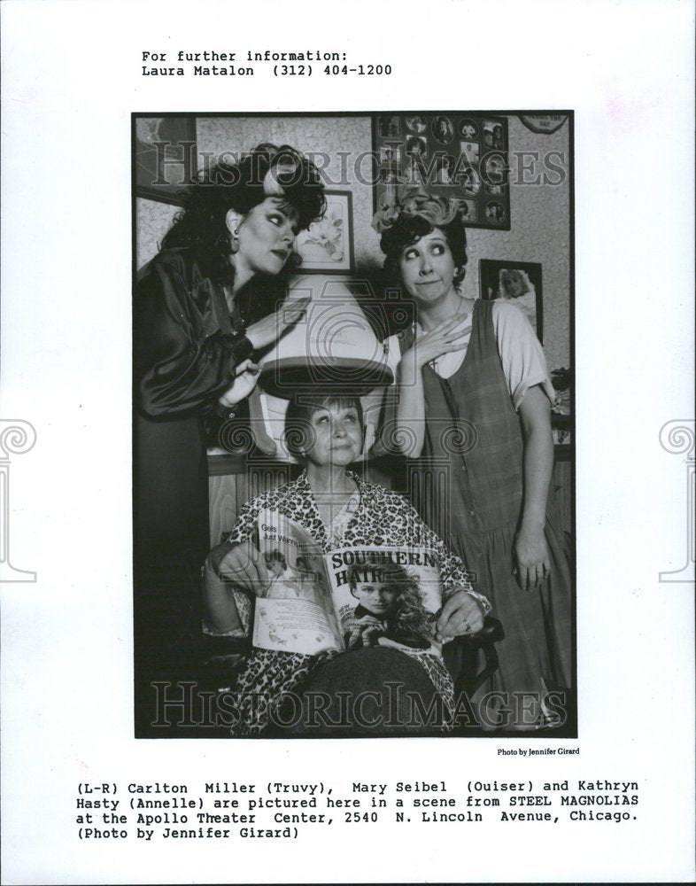 1990 Steel Magnolias Carlton Miller Mary - Historic Images