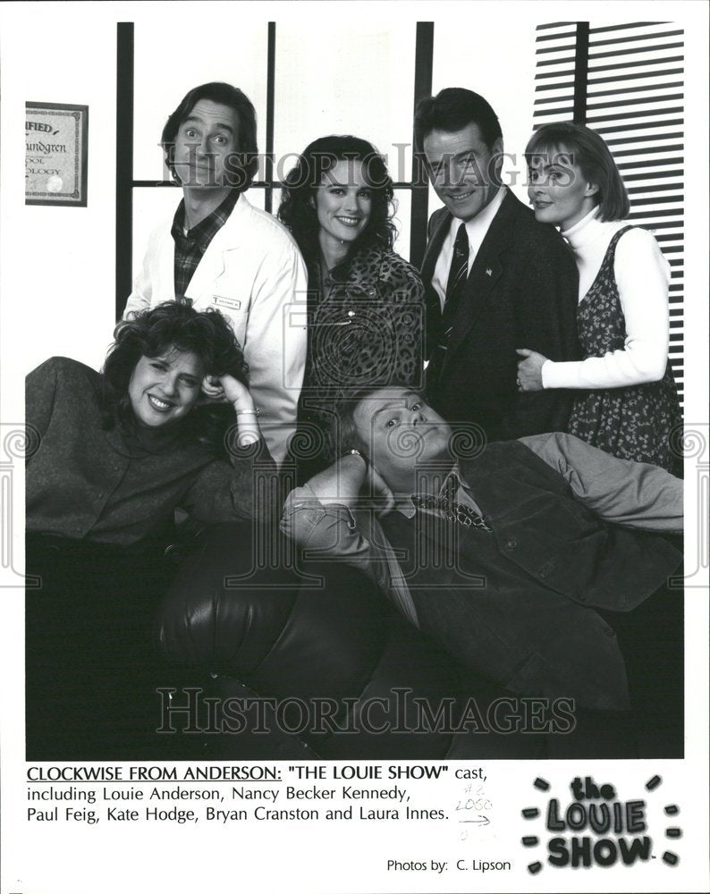 1996 Louie Show Cast Anderson Feig Hodge - Historic Images