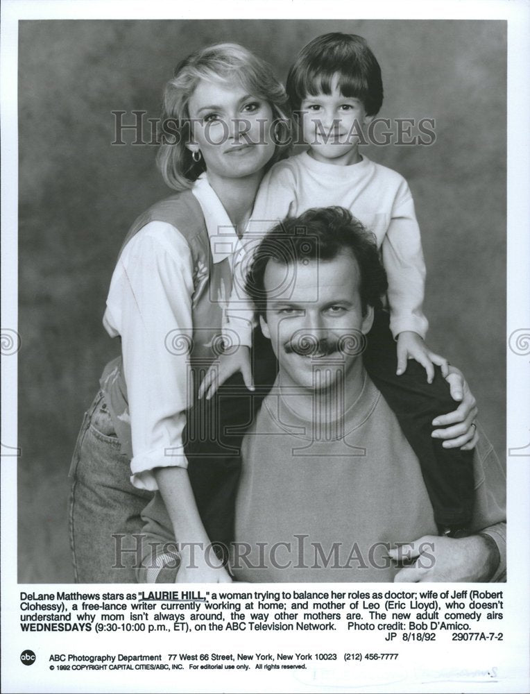 1992 Press Photo Delane Matthews Star Laurie Hill Woman - Historic Images