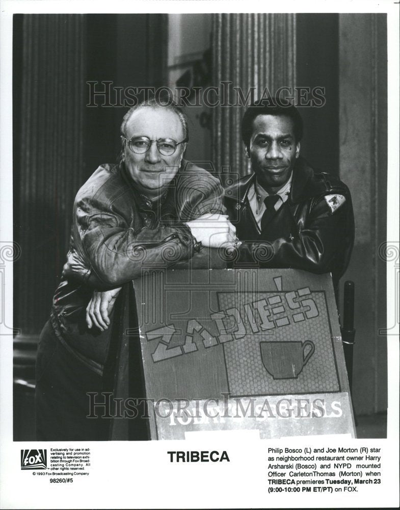 1993 Tribeca Philip Boscp Joe Morton - Historic Images