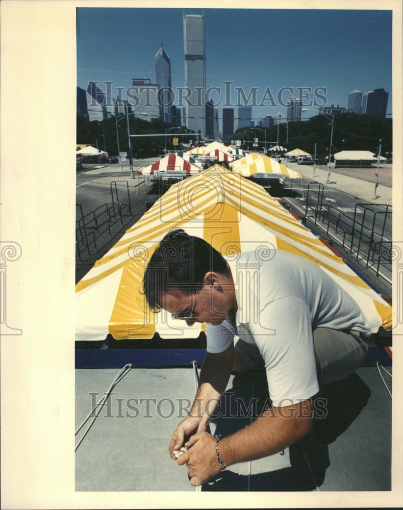 1991 Taste of Chicago Largest Food Festival - Historic Images