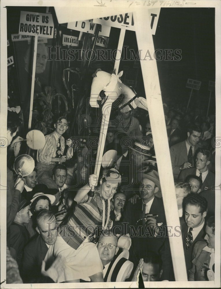 1940 Press Photo Democratic Party Political Party Mich - Historic Images