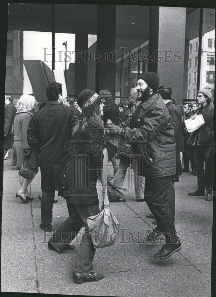 1970 Press Photo Democratic Convention Demonstrations - RRV70013 - Historic Images