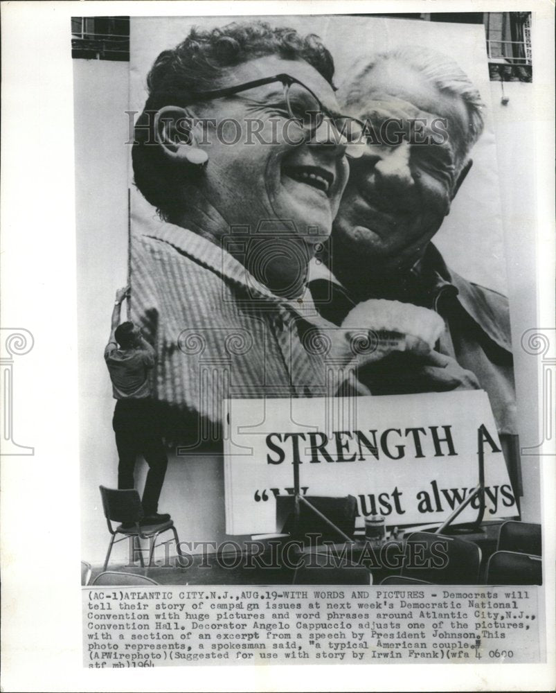 Press Photo Demcratic Convention - Historic Images