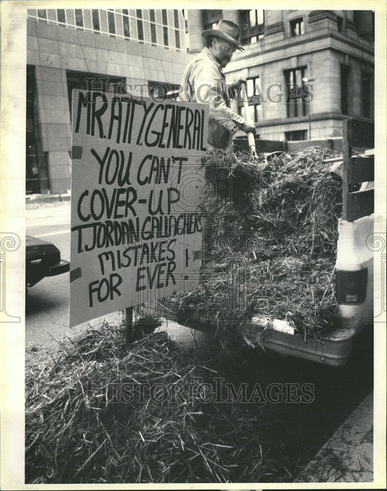 1984 Press Photo David A Smith La Salle Street Chicago - RRV70045 - Historic Images