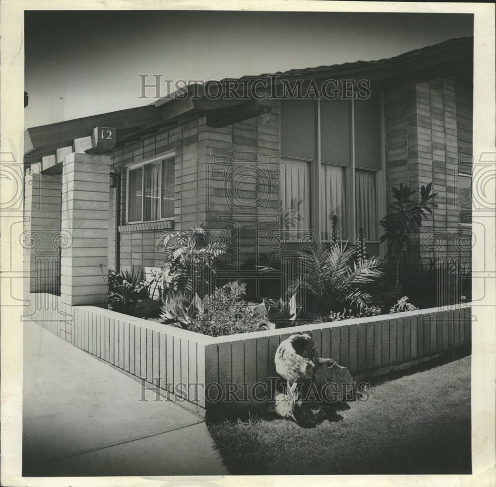 1961 Press Photo Raised Planter Bed - RRV70417 - Historic Images