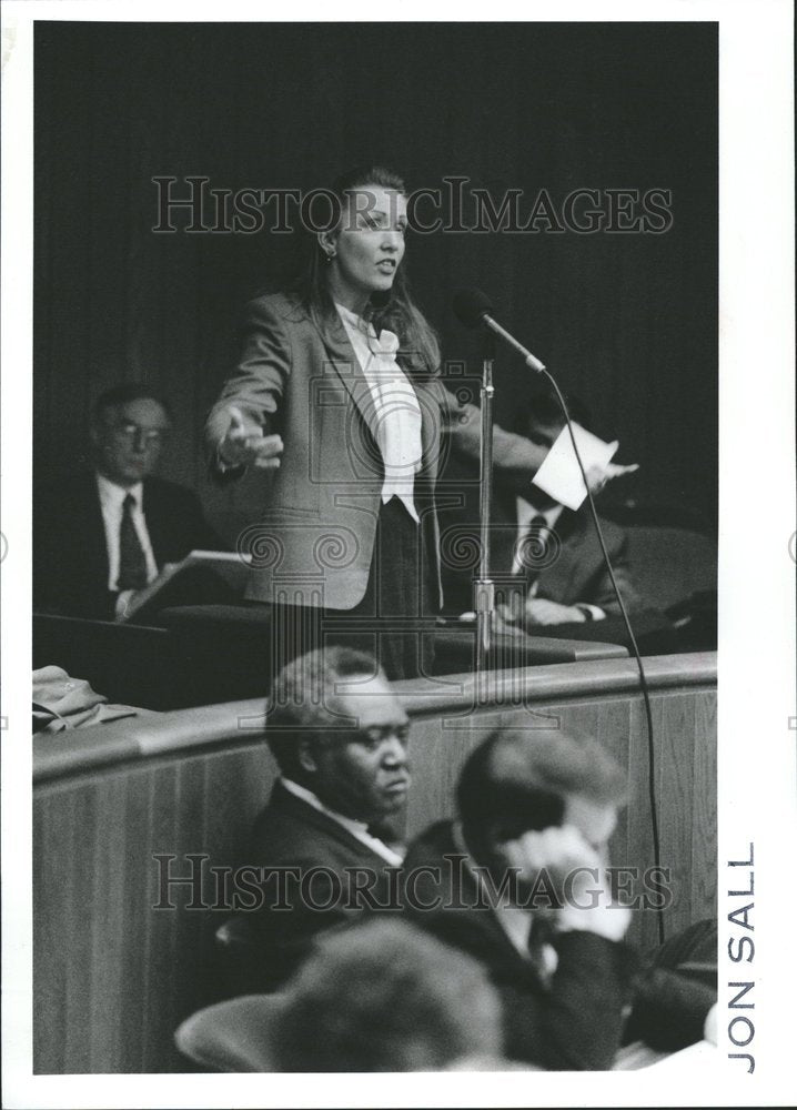 1992 Donna Roche Cook County Board Taxes - Historic Images