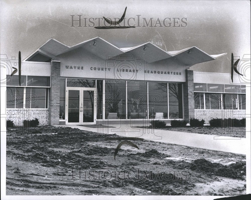 1960 Press Photo Wayne County Library Headquarters - RRV71215 - Historic Images