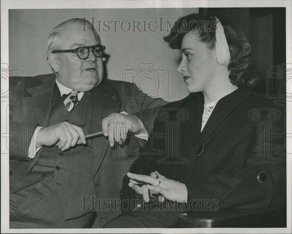 1948 Press Photo John B. Sosnowski &amp; Emalie Yonish - Historic Images