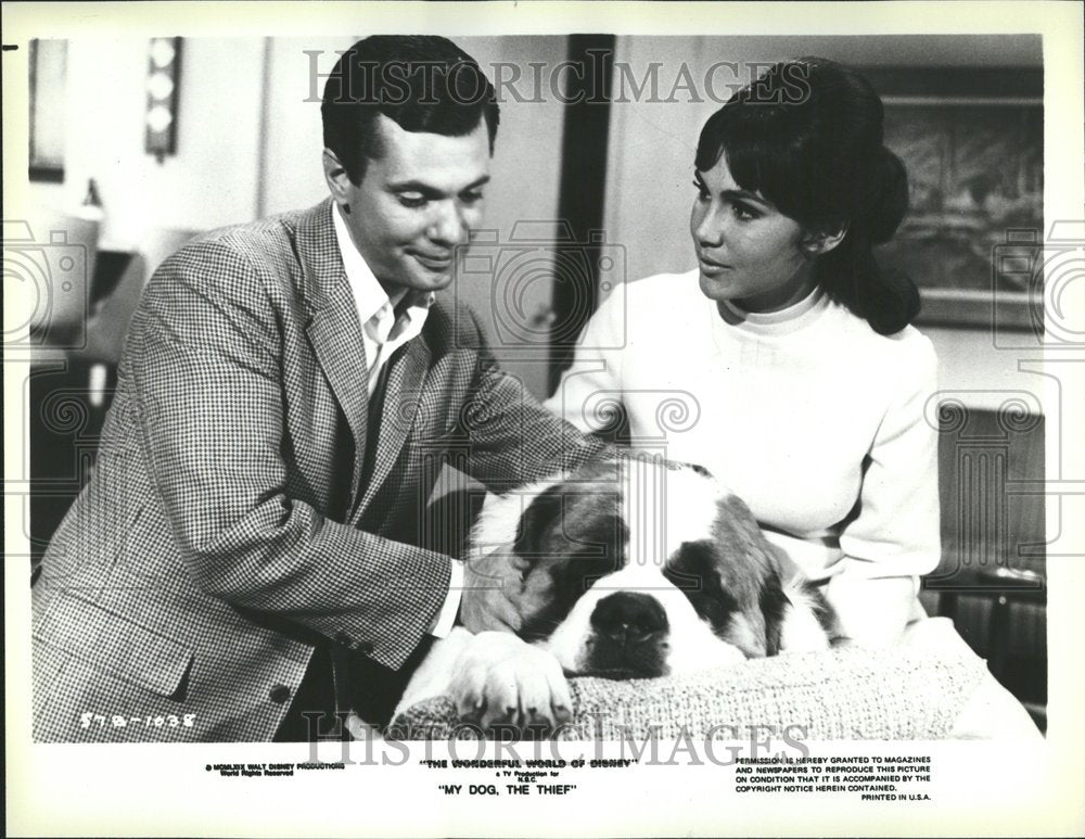 1975 Press Photo Dwayne Hickman Mary Ann Mobley Disney - RRV71551 - Historic Images