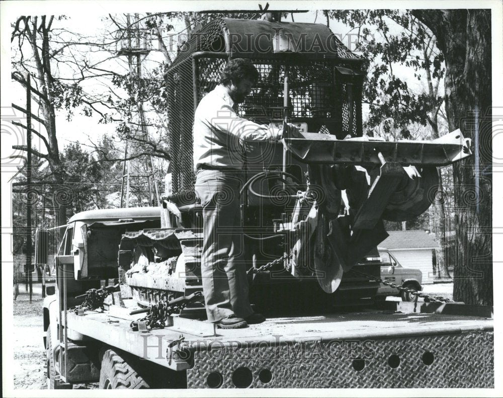 1986 Ranger firebreak plow - Historic Images