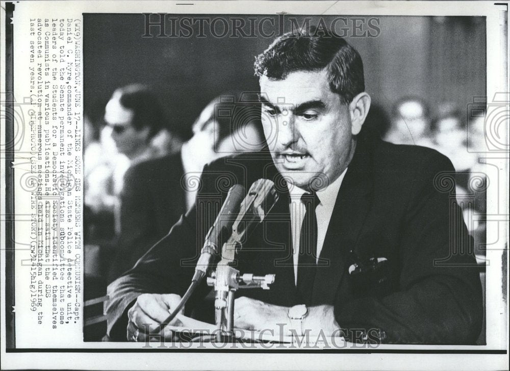 1969 Capt. Daneil C. Myre at the Senate - Historic Images