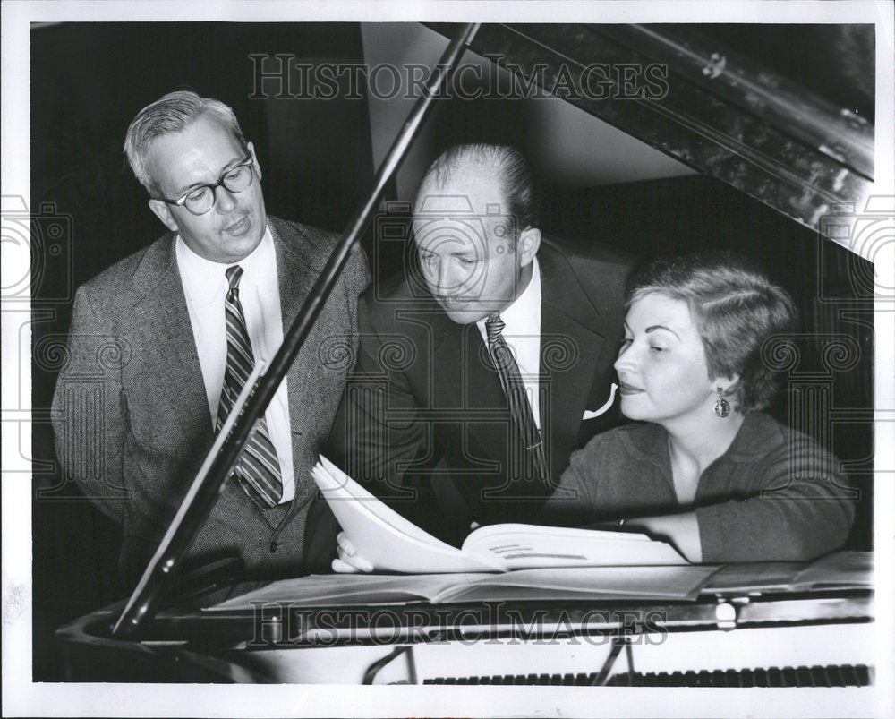 1955 Kurtz Myers Musis Drama Section Llyod - Historic Images