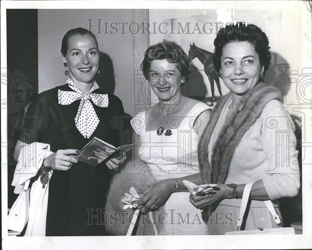 1958 Press Photo Mrs James Riddell Detroit society - RRV72257 - Historic Images