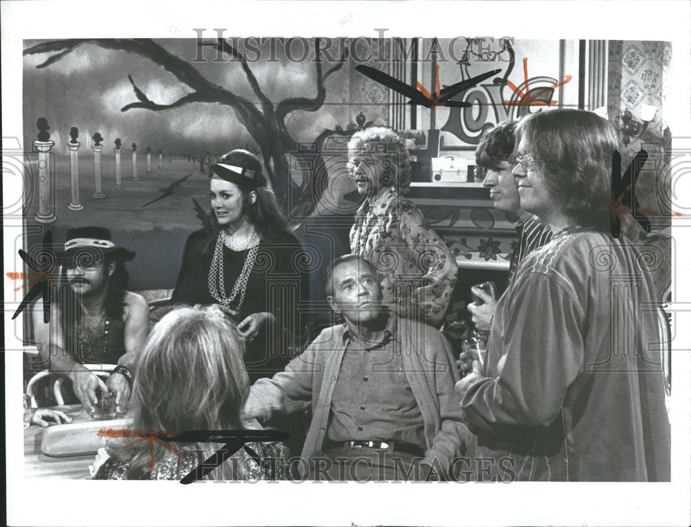 1971 Henry Fonda Chad Smith TV Hippies-Historic Images