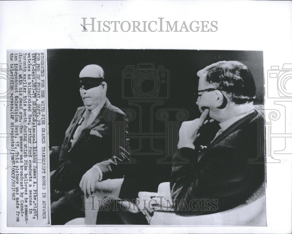 1967 Press Photo Episcopal Bishop James Pike Arthur - RRV72445 - Historic Images