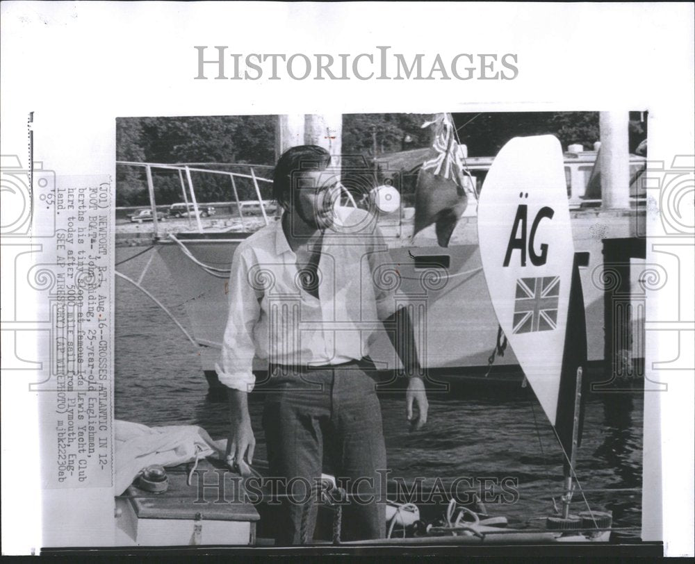 1965 Press Photo John Riding Plymouth England Lewis - Historic Images