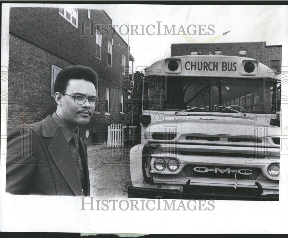 1975 Press Photo Baptist Rev. Willie McClung - RRV73089 - Historic Images