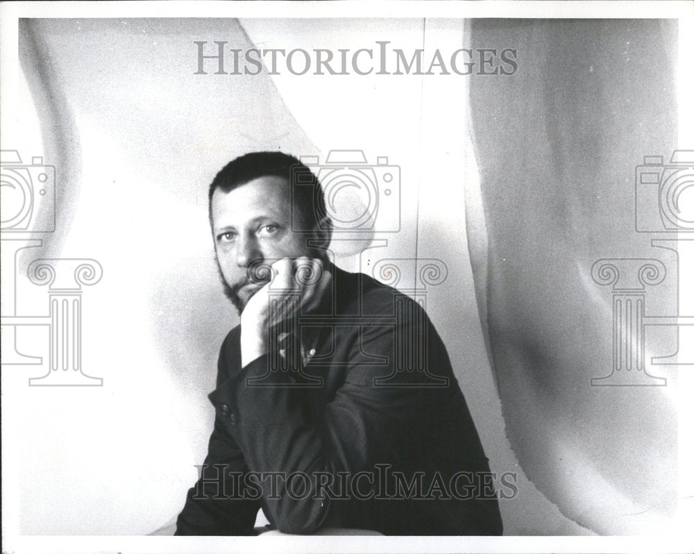 1969, Clifton McChesney Artist Pose Photo - RRV73093 - Historic Images