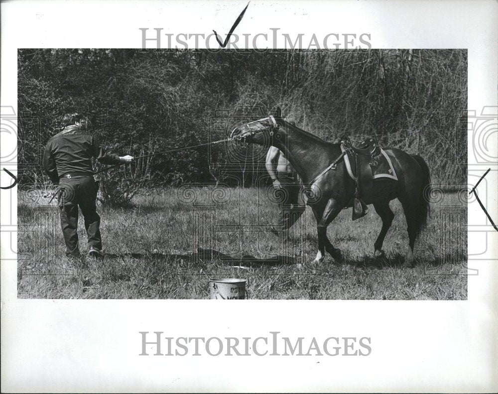 1983 Press Photo Detroit Police Training - RRV73215 - Historic Images