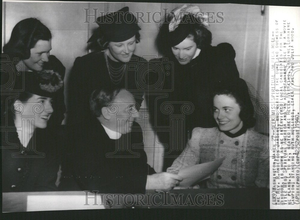 1940 Press Photo Rev. R. Anderson Jardine - RRV73395 - Historic Images