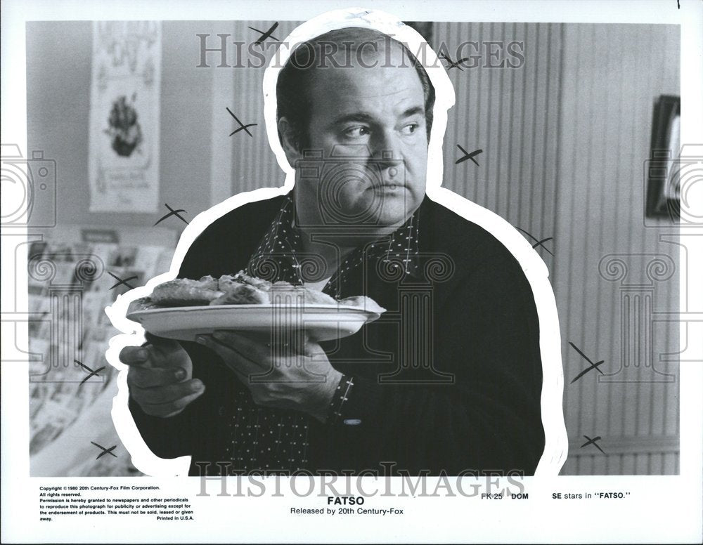 1980 Press Photo Dom DeLuise artist comedian Fatso play - RRV73699 - Historic Images