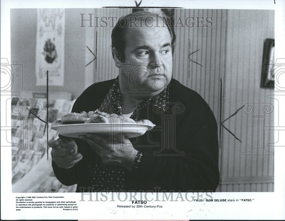 1983, Dom DeLuise American Comedian Director - RRV73701 - Historic Images