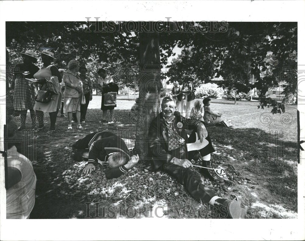 1982 Senior Power Day Detroit News People - Historic Images