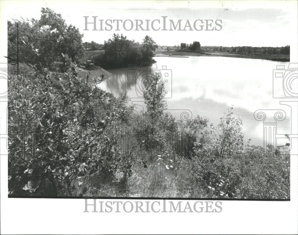 1987 Press Photo Blue Heron Pte development work view - Historic Images