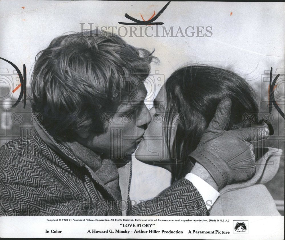 1971 Press Photo Love Story ONeal Ali MacGraw Miland - RRV73993 - Historic Images