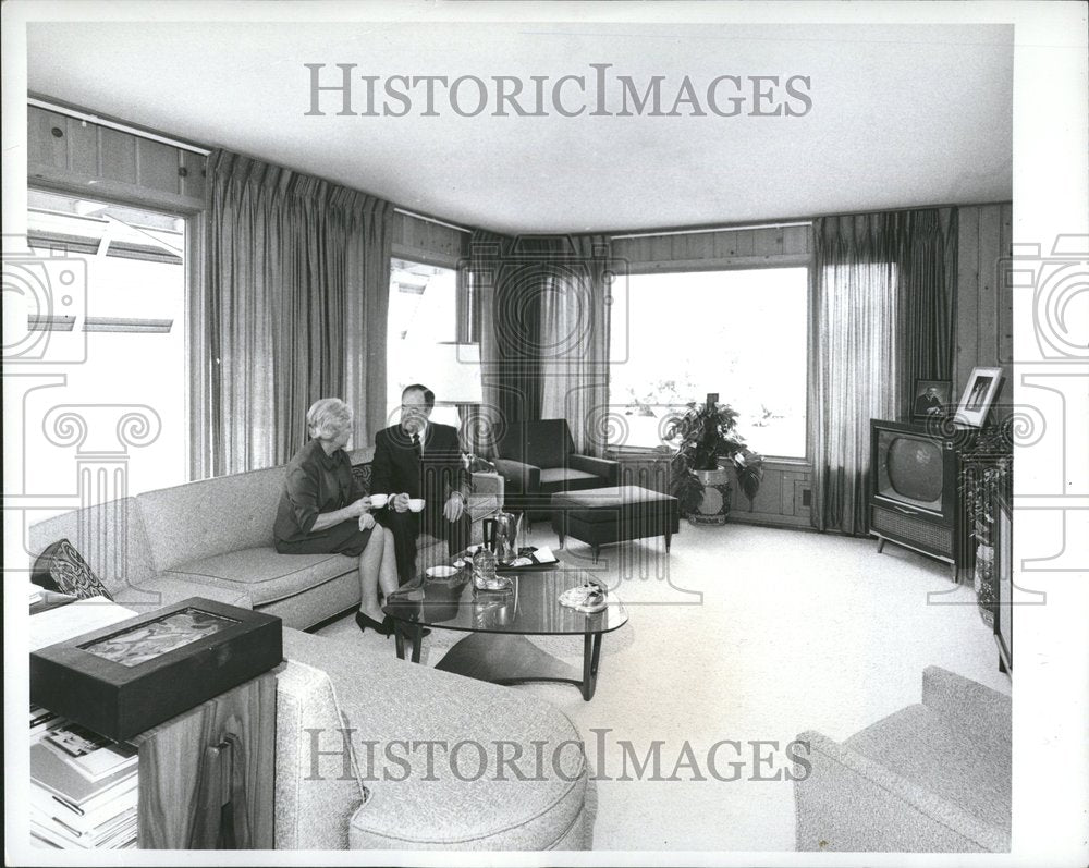 1965 Humphrey second living room built See - Historic Images