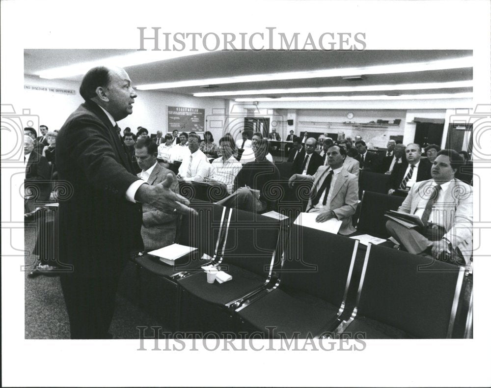 1991 Press Photo Rev Elmer Towns Gallip Churches People - Historic Images