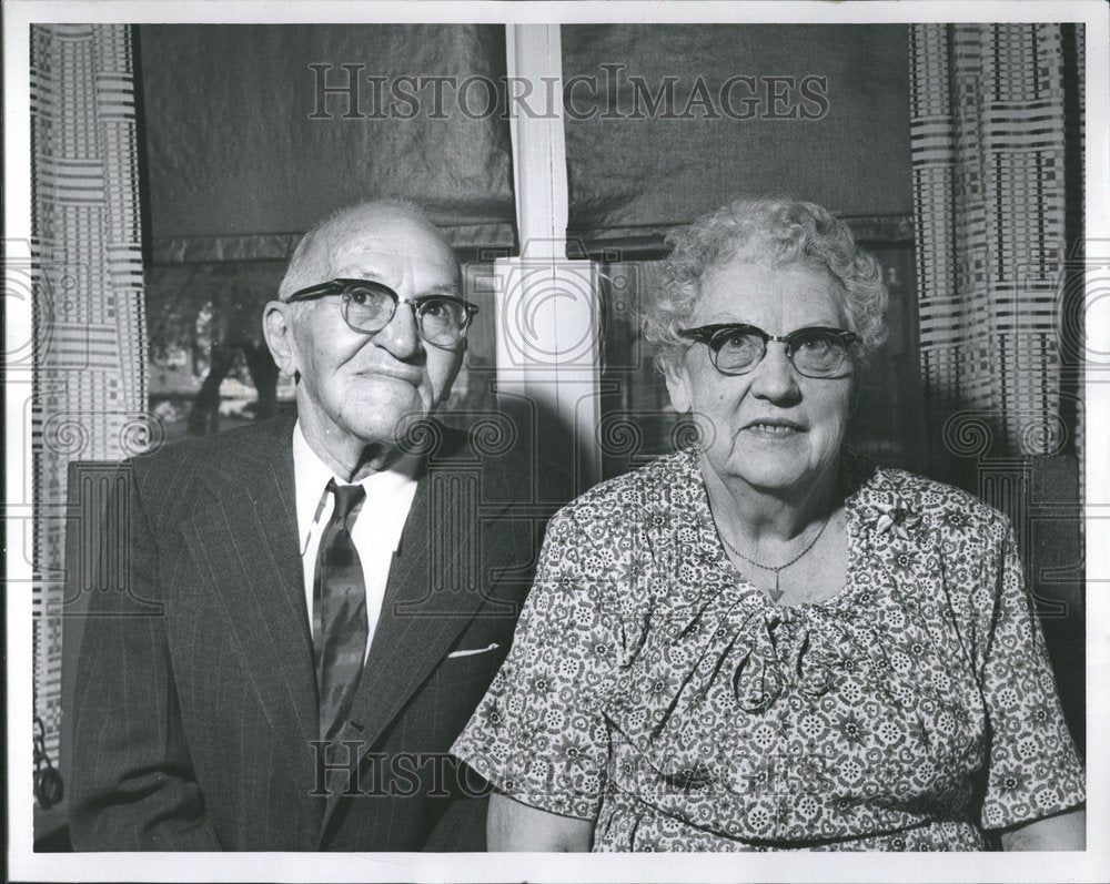 1963 Mr. Mrs Frank V Townsend Black Strong - Historic Images