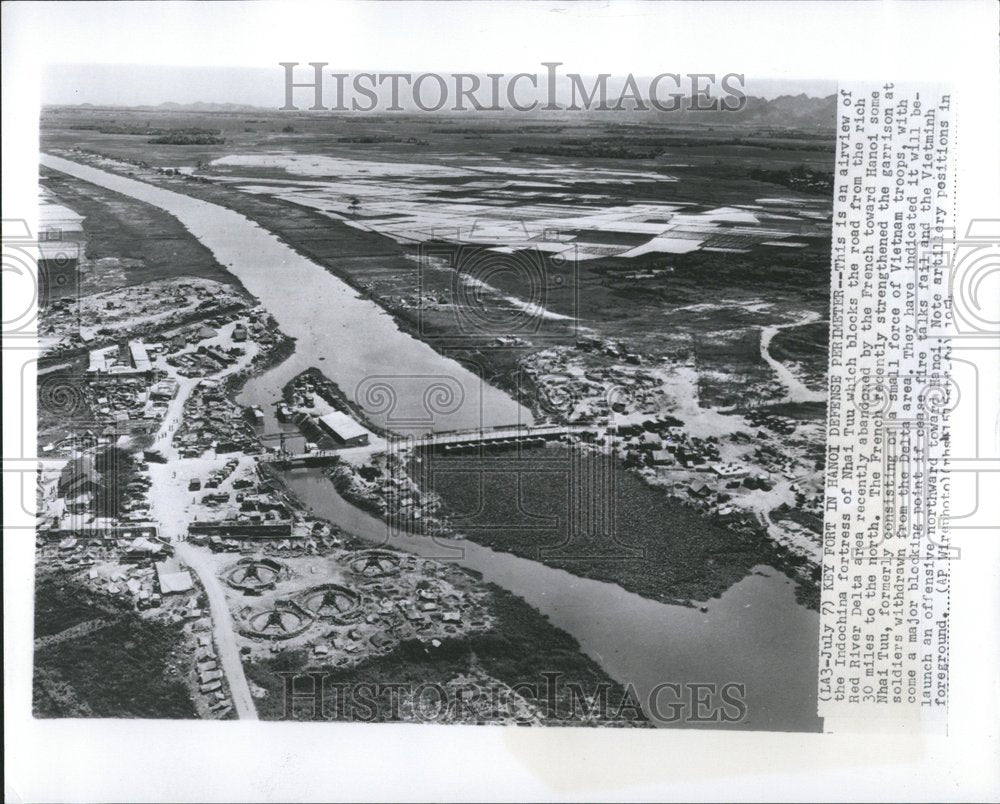 1954 Press Photo Nhai Tuu Rich Red River Delta French - RRV74357 - Historic Images