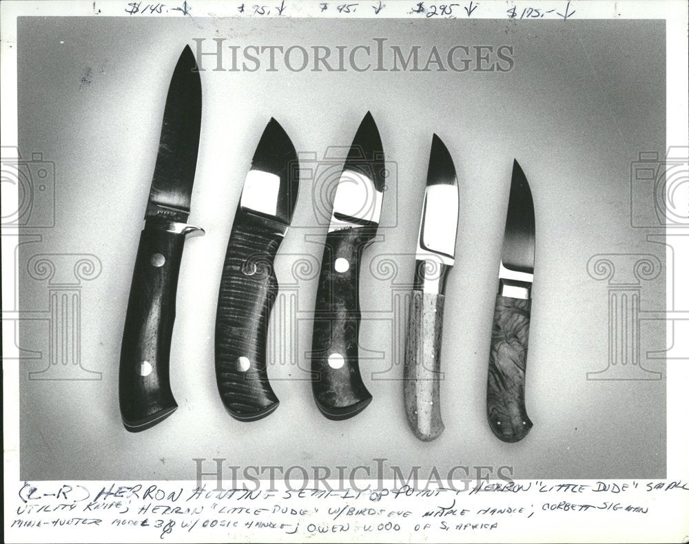 1983 Knives-Historic Images