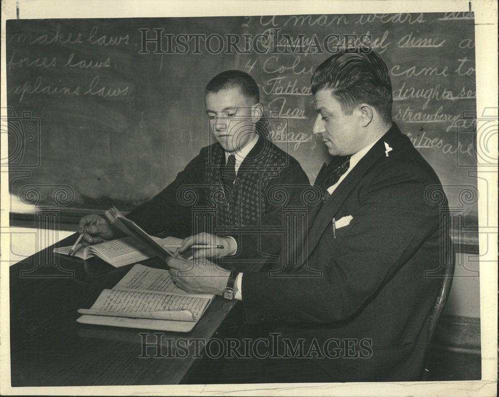 1938, John Stryzko foreign persons Student - RRV74821 - Historic Images