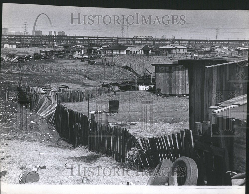 1969 Press Photo Rush city looking Mississippi Louis - Historic Images