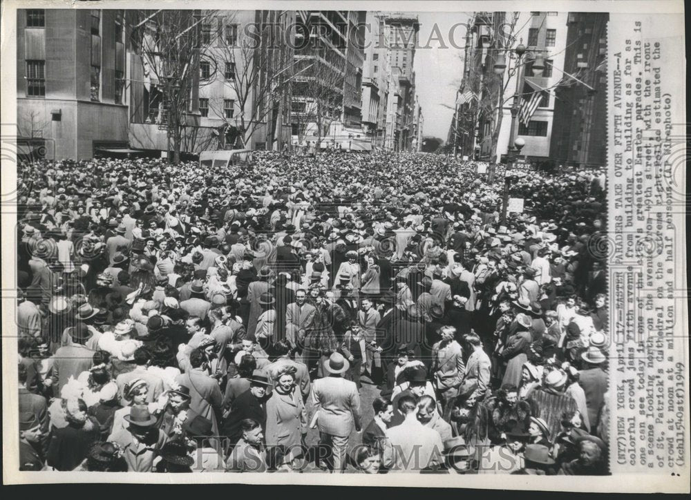 1949 Easter parades Jams fifth avenue city-Historic Images