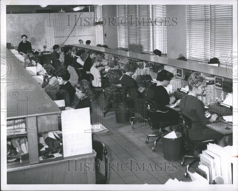 1963 Press Photo General scene Detroit News Ad Board - Historic Images