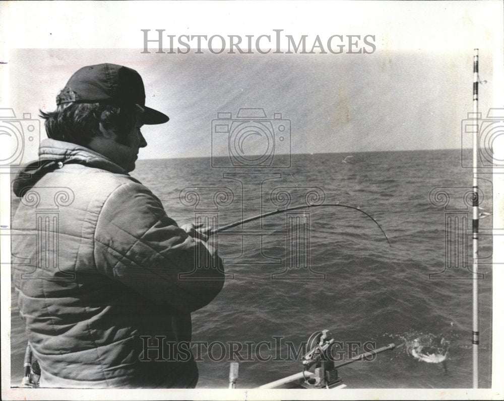 1976, Michigan Lake Fishing - RRV75451 - Historic Images