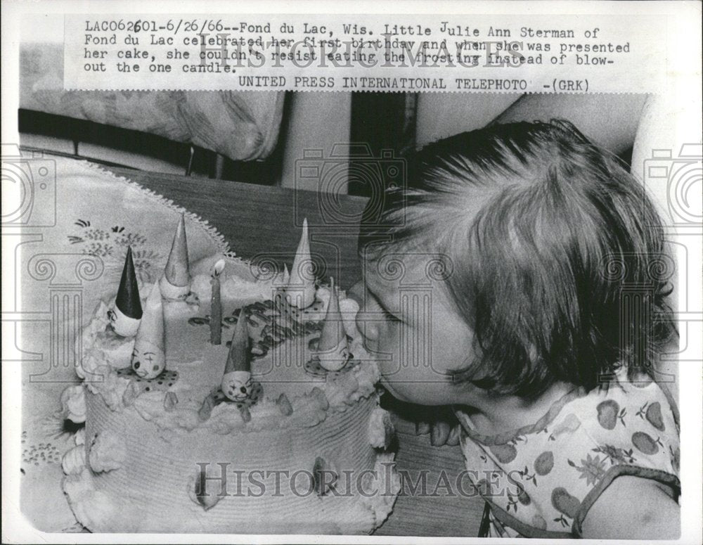 1966, Sterman Wisconsin birthday frosting - RRV75521 - Historic Images