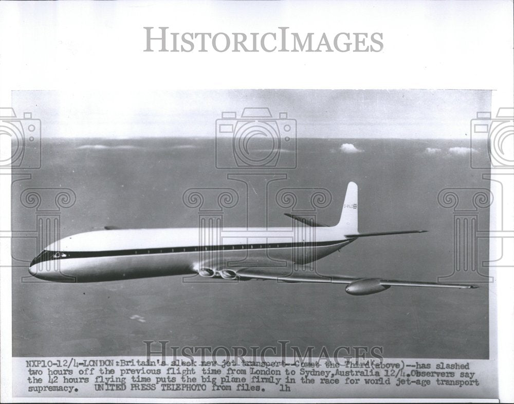 PRESS PHOTO British Jet Comet - Historic Images