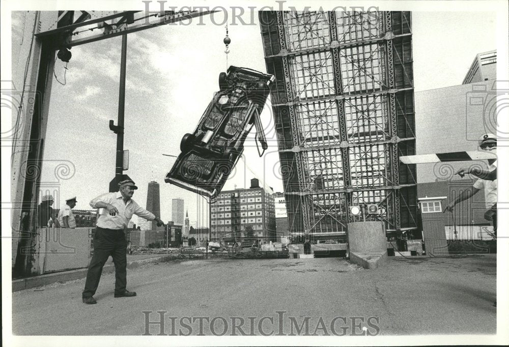 1979, Leon Sutton&#39;s Car fell in river - RRV76073 - Historic Images