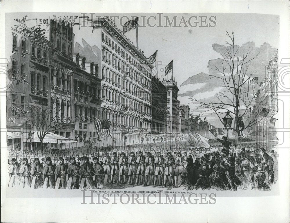 1961, New York&#39;s 7th regiment in Washington - RRV76205 - Historic Images