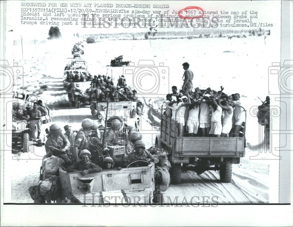 1969 Press Photo Six Day War - RRV76277 - Historic Images