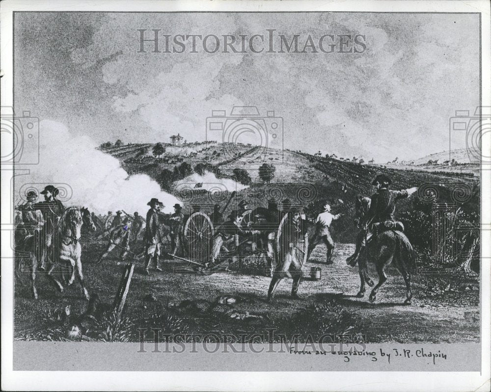 1940 Press Photo Civil War Battle of Gettysburg - Historic Images
