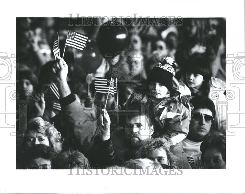 1991 Support The Troops Rally-Historic Images