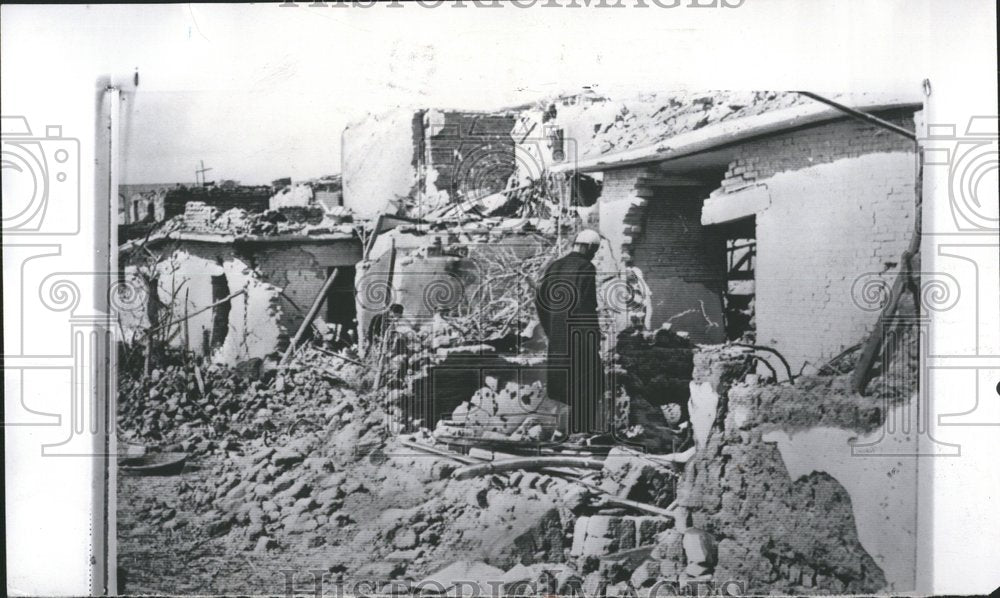 1956 Cairo Suburb Bombs Destroys Houses-Historic Images