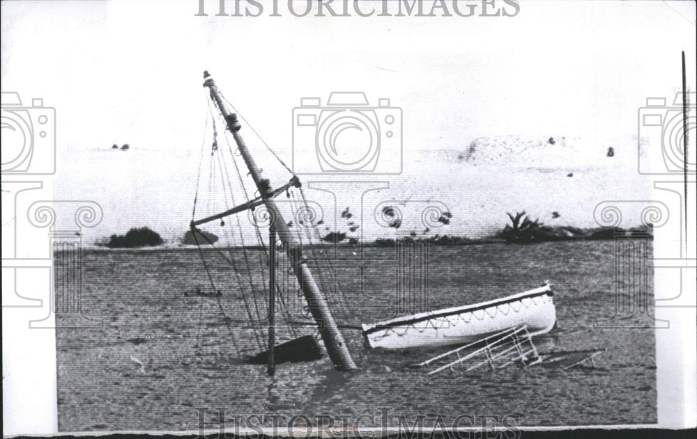 1956 Ship Sunk By British French Planes-Historic Images