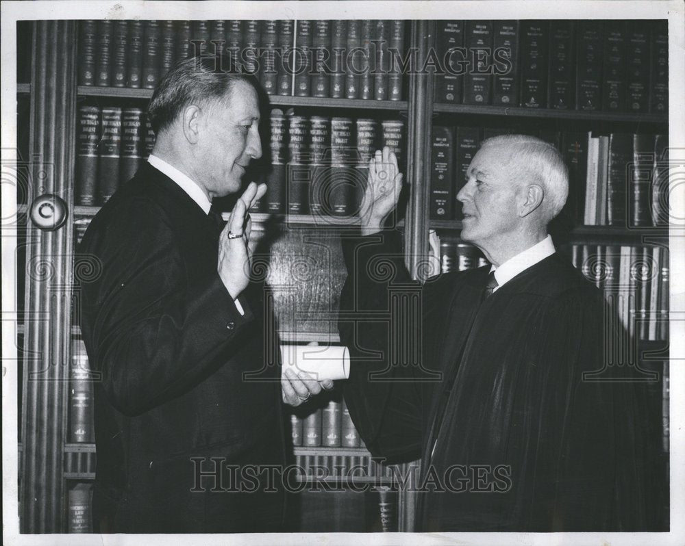 1969, Judge Freeman U.S. Marshall Rozman - RRV76701 - Historic Images